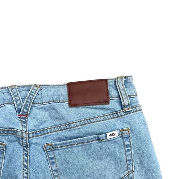 VANS Light Wash Distressed Jeans Size 9 - Picture 7 of 7